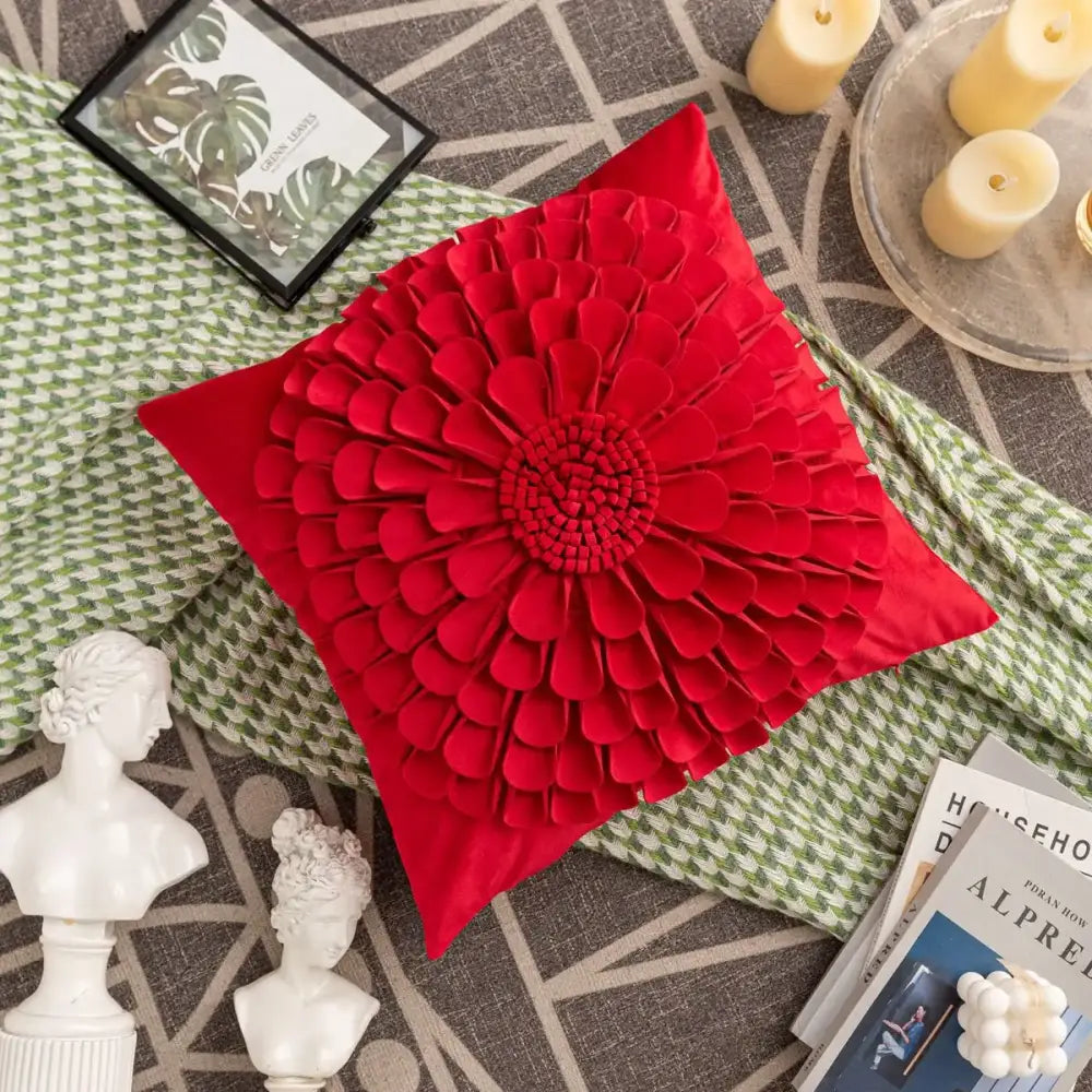 Green Velvet Cushion Cover