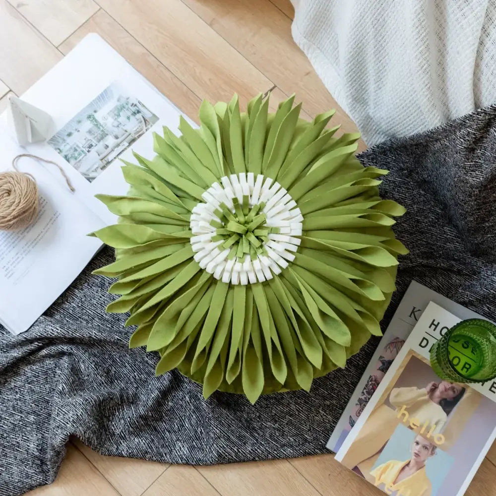 Green Velvet Cushion Cover