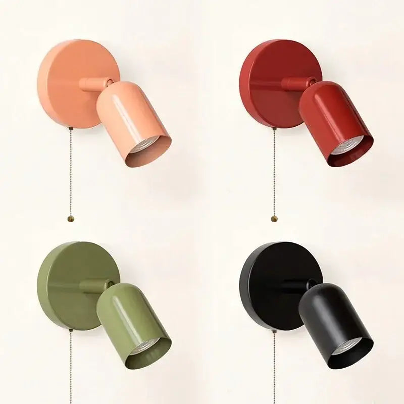 Green Metal LED Sconce