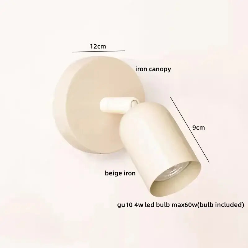 Green Metal LED Sconce