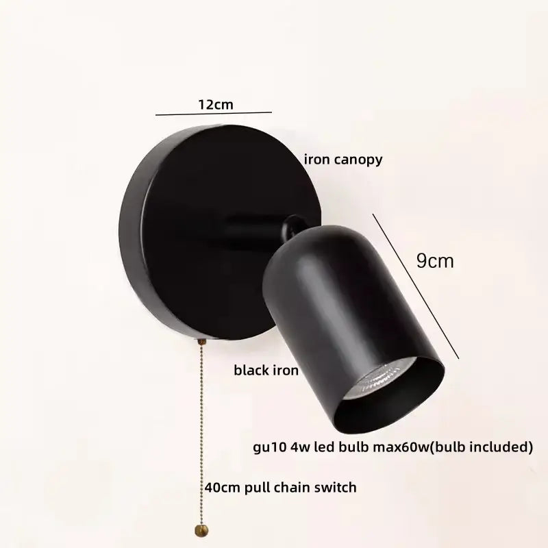Green Metal LED Sconce