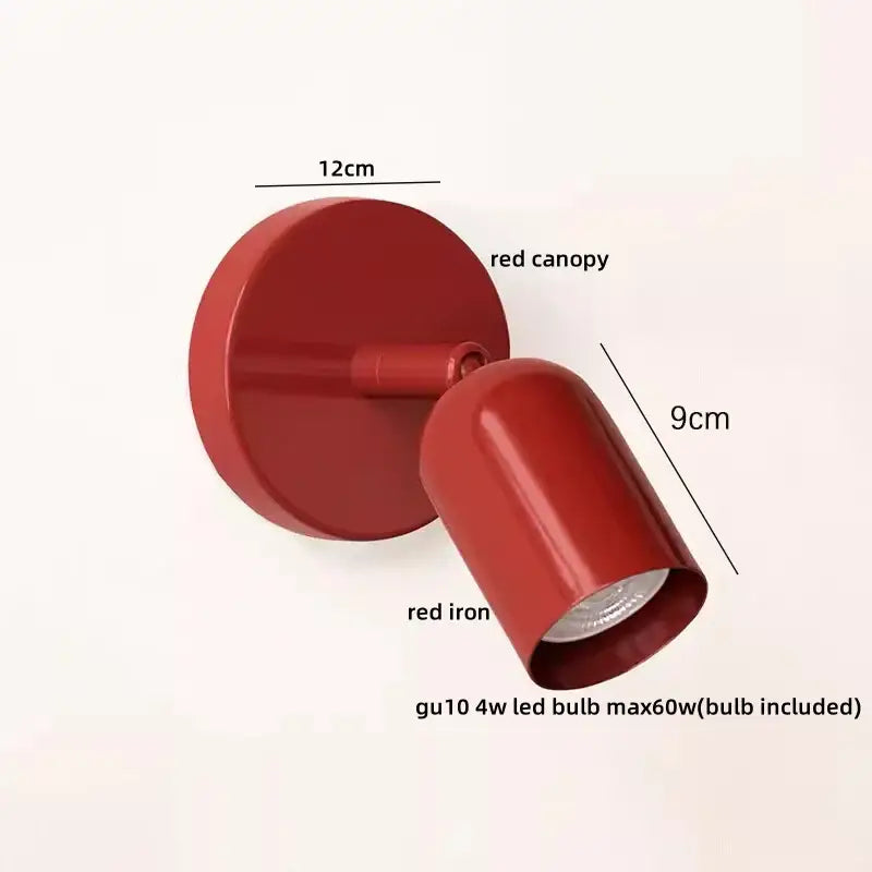 Green Metal LED Sconce