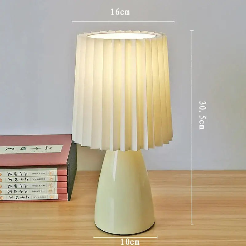 Orange Ceramic Milkshake Lamp