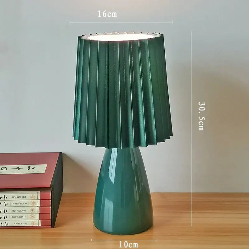 Orange Ceramic Milkshake Lamp
