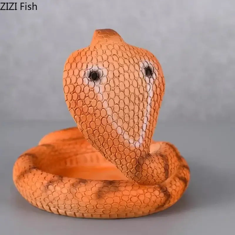 Orange Cobra Resin Ashtray