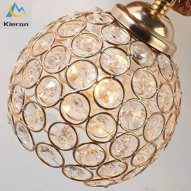 Crystal Squirrel LED Sconce