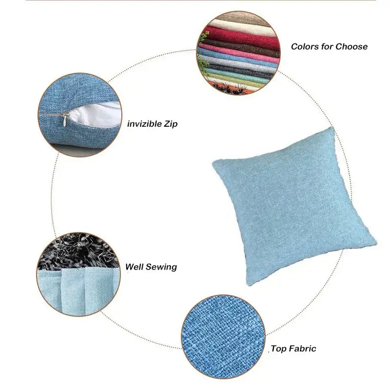 Textured Linen Cushion Set