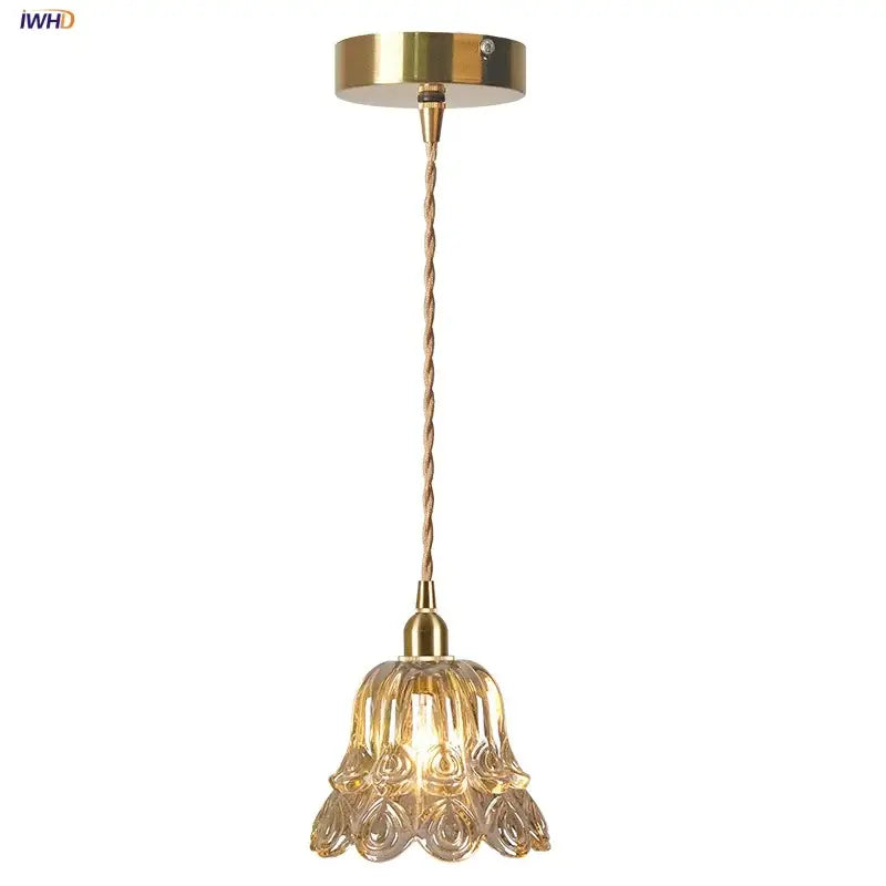 Amber Copper Dining Pendant Light