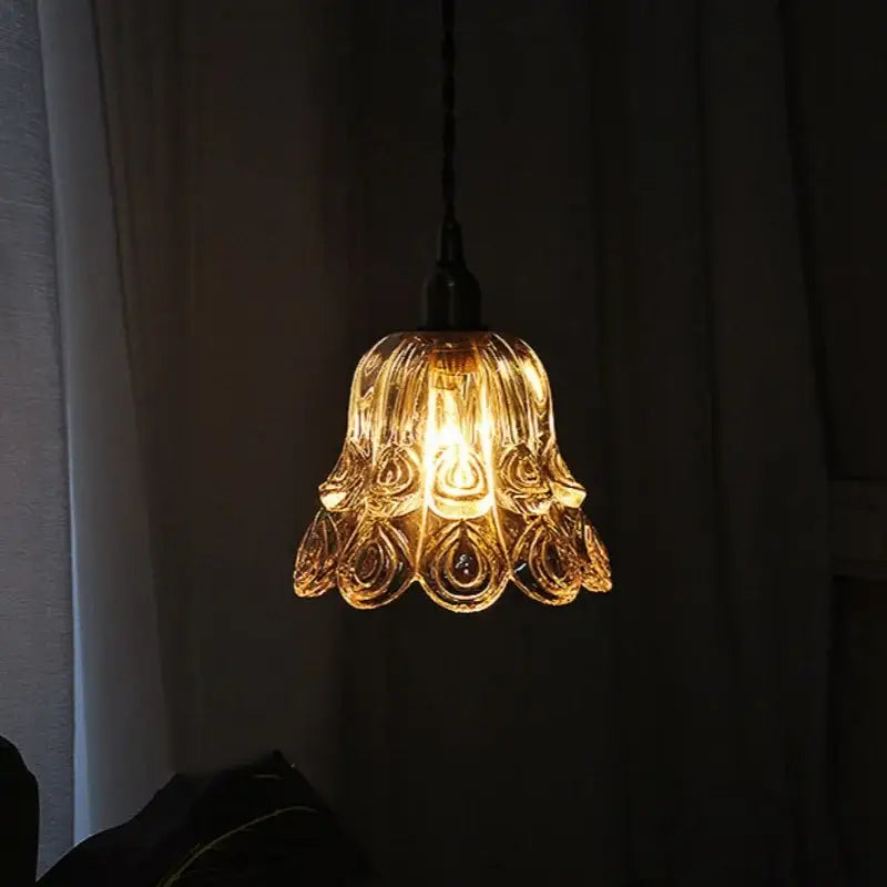 Amber Copper Dining Pendant Light