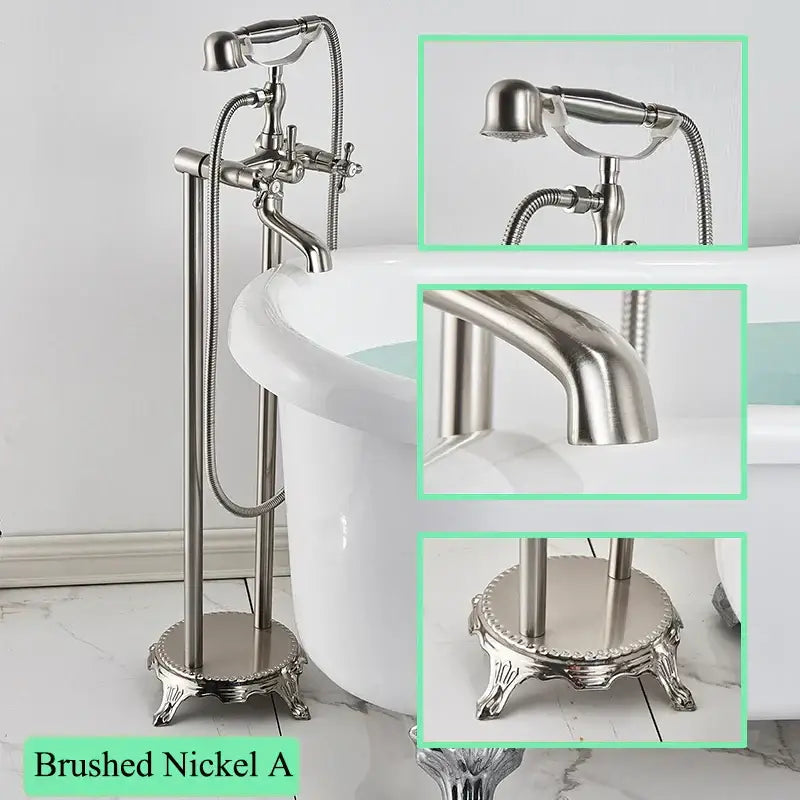 Brushed Gold Bathtub Filler