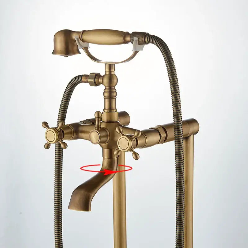 Brushed Gold Bathtub Filler