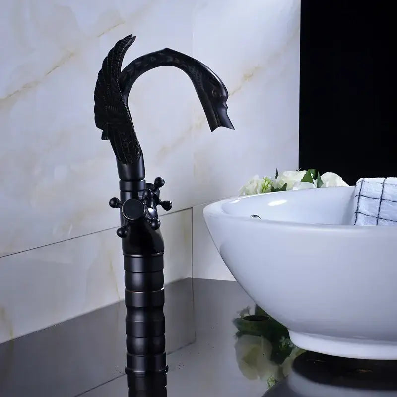 Black Bronze Swan Faucet