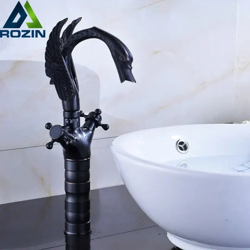 Black Bronze Swan Faucet