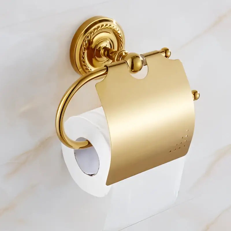 Brass Gold Bathroom Set