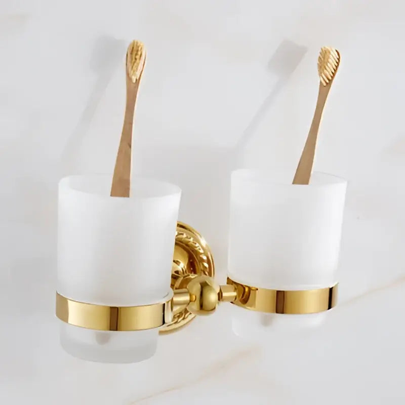 Brass Gold Bathroom Set