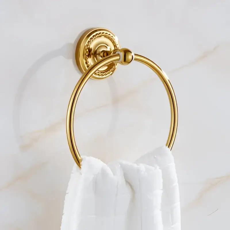 Brass Gold Bathroom Set