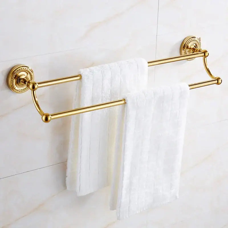 Brass Gold Bathroom Set