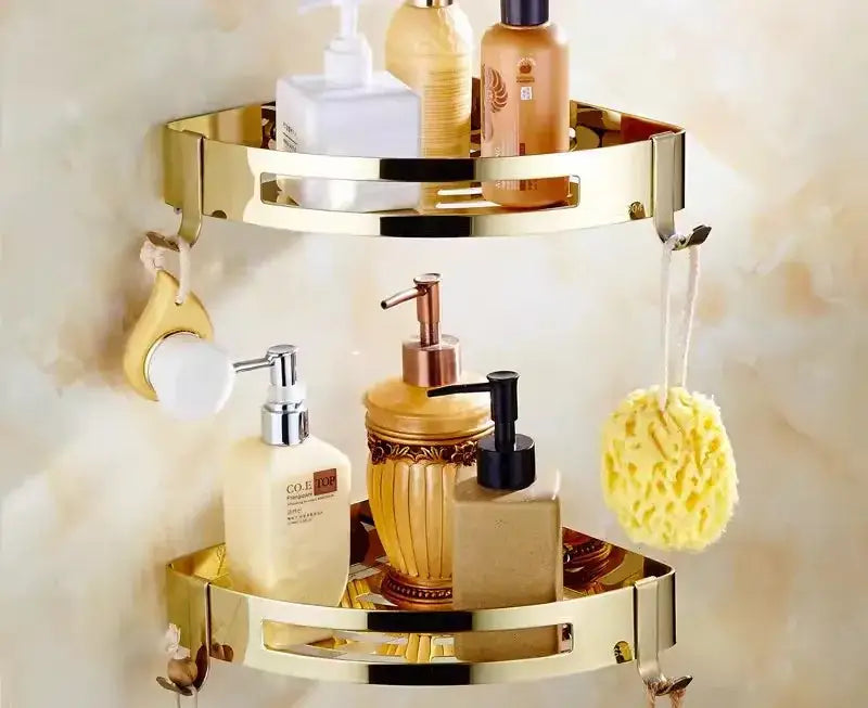 Brass Jade Bathroom Set