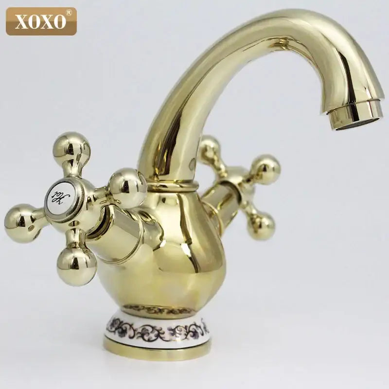 Chrome Double Handle Faucet