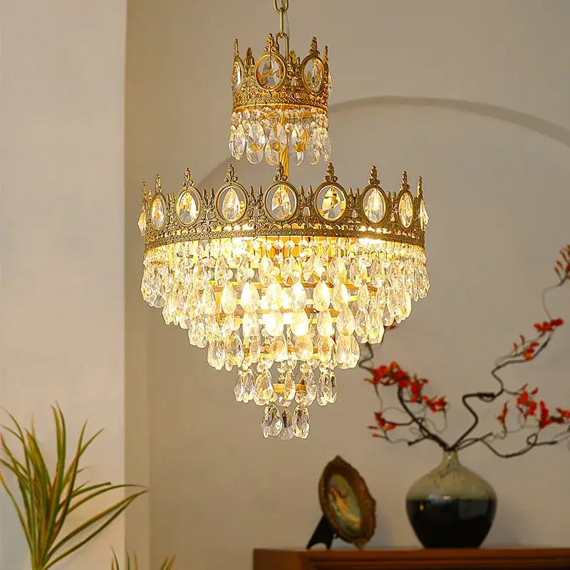Crystal LED 100cm Pendant Light