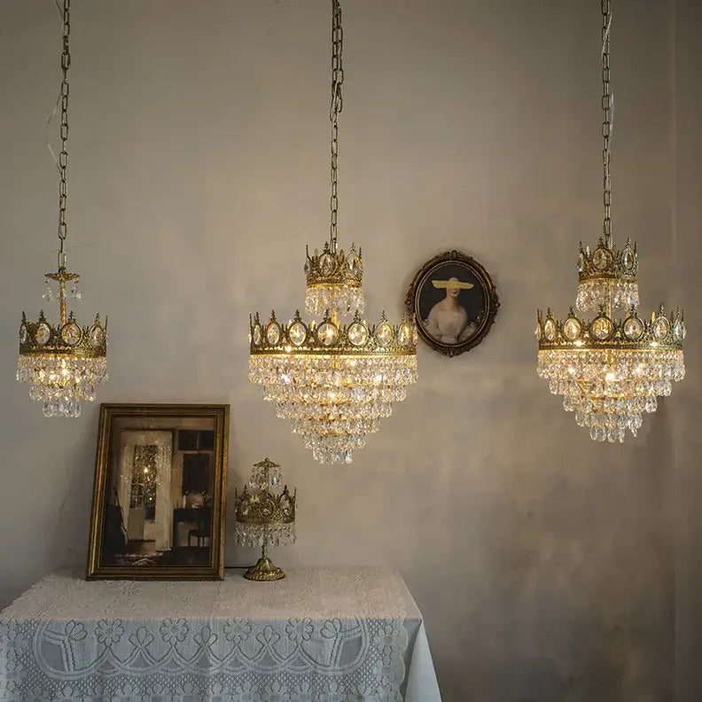Crystal LED 100cm Pendant Light
