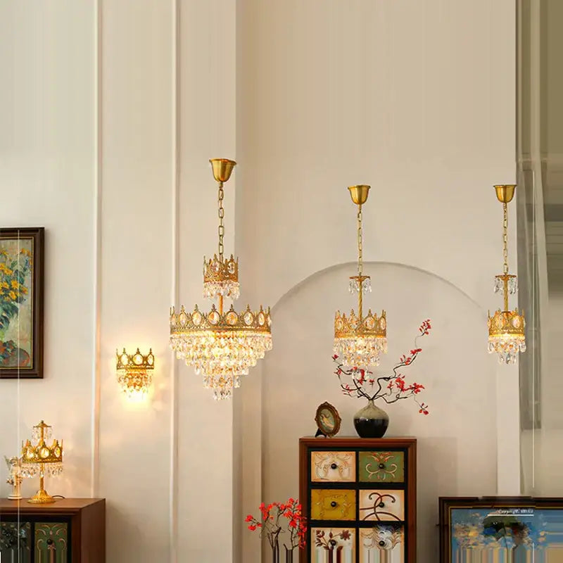 Crystal LED 100cm Pendant Light