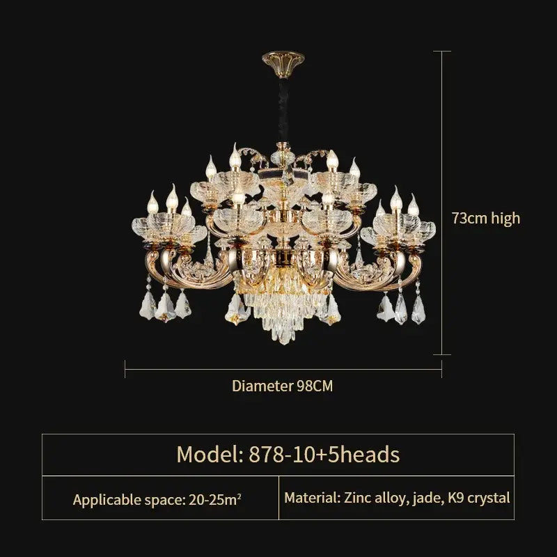 Crystal Candle Chandelier