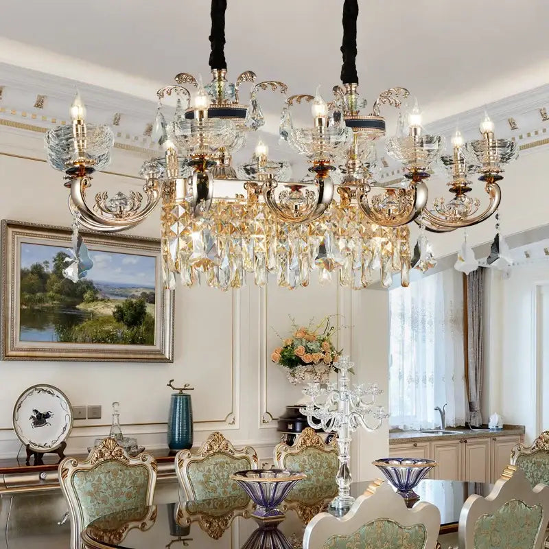 Crystal Candle Chandelier