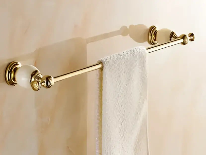 Jade Brass Hardware Set