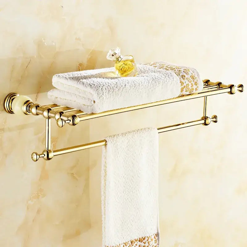 Jade Brass Hardware Set
