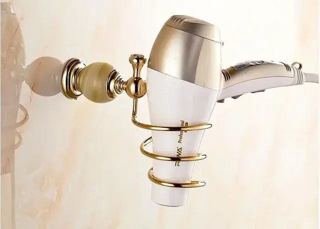 Jade Brass Hardware Set