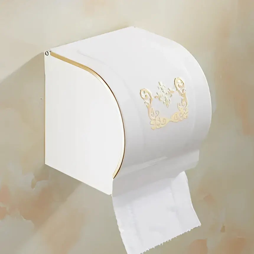 Gold Floral Bath Set