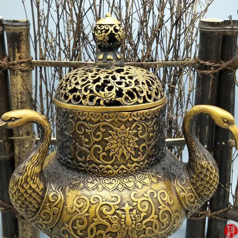 Gold Dragon Incense Burner