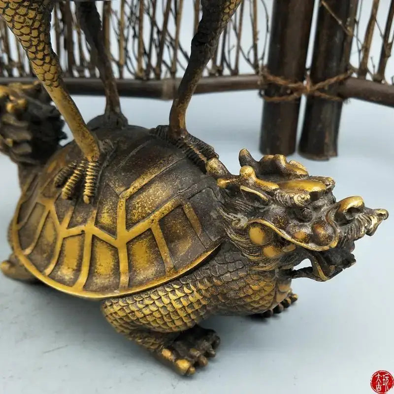 Gold Dragon Incense Burner