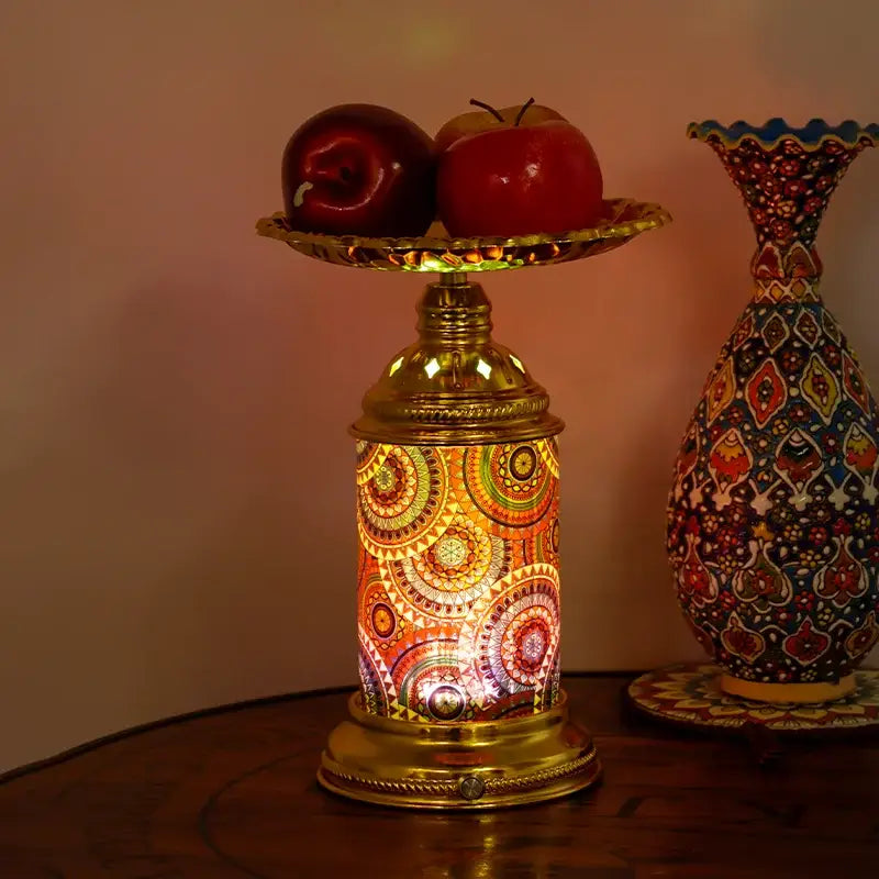 Gold Mosaic Desk Lamp