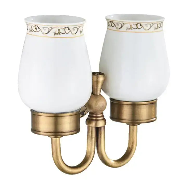 White Gold Double Cup Holder