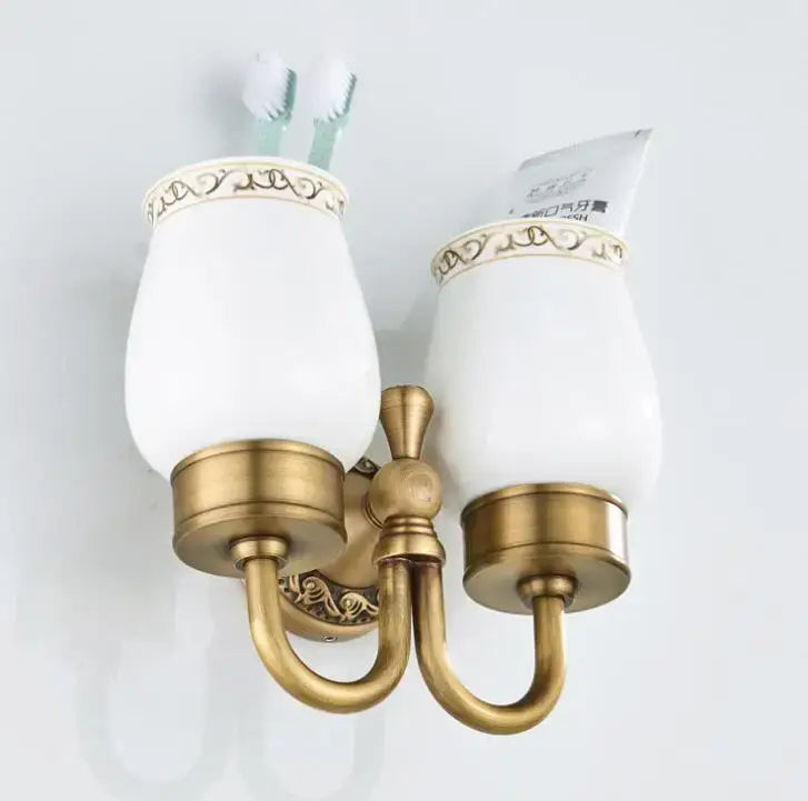 White Gold Double Cup Holder