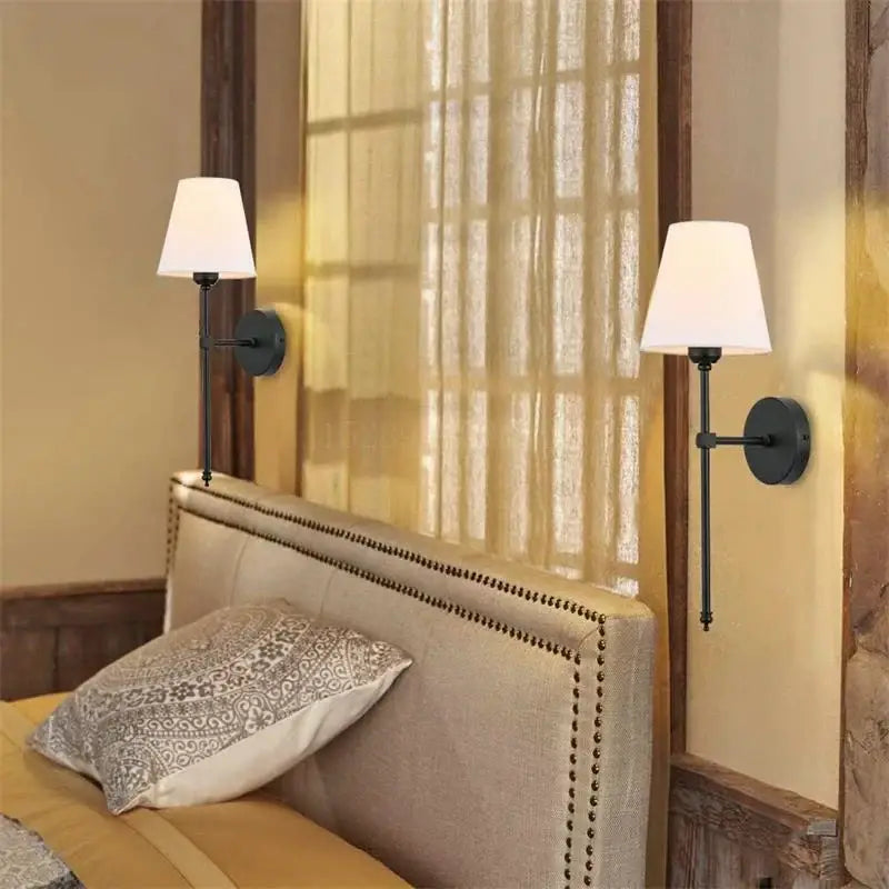 Brass White Wall Sconces