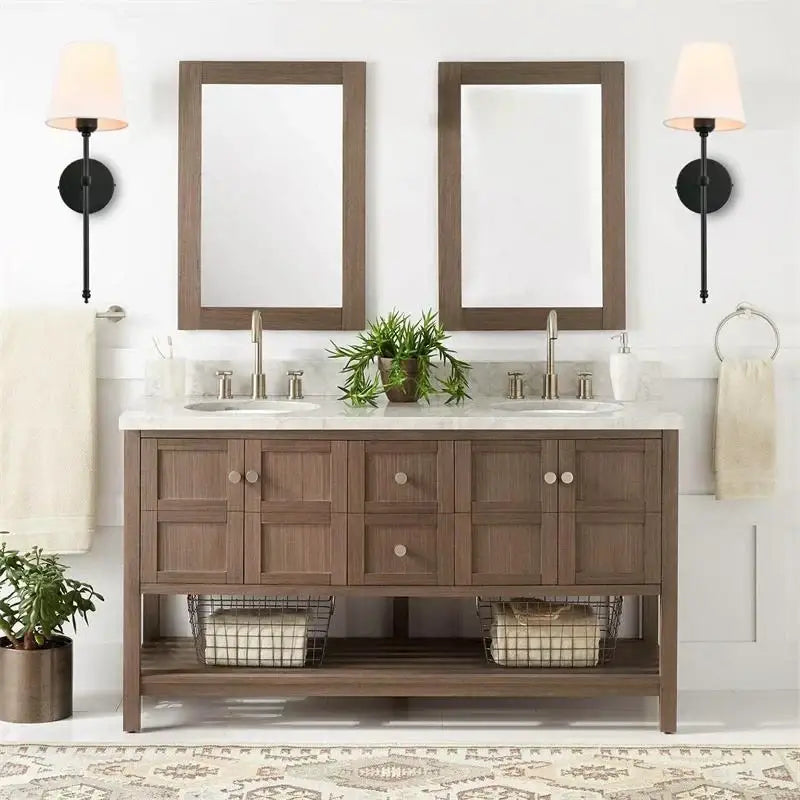 Brass White Wall Sconces