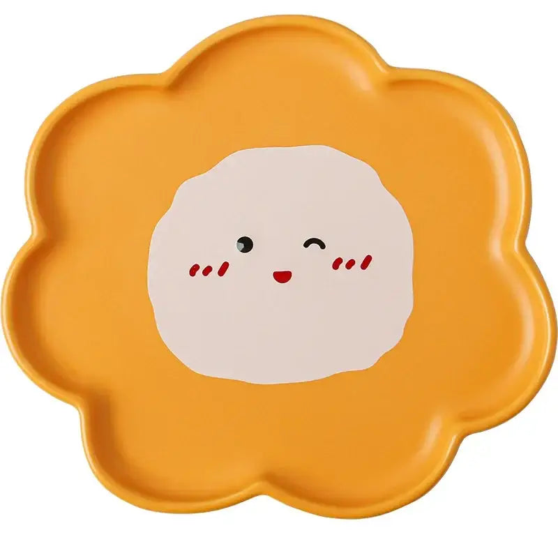 Cartoon Dog Ceramic Plate