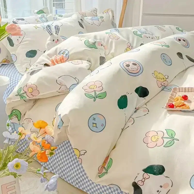 Bunny Flower Bedding Set