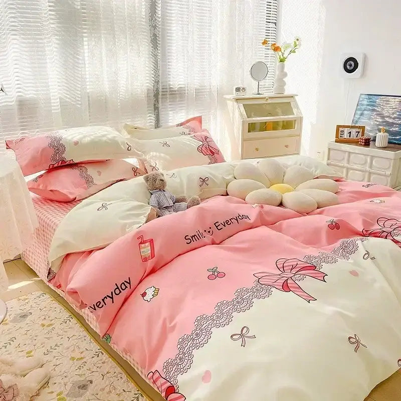 Bunny Flower Bedding Set