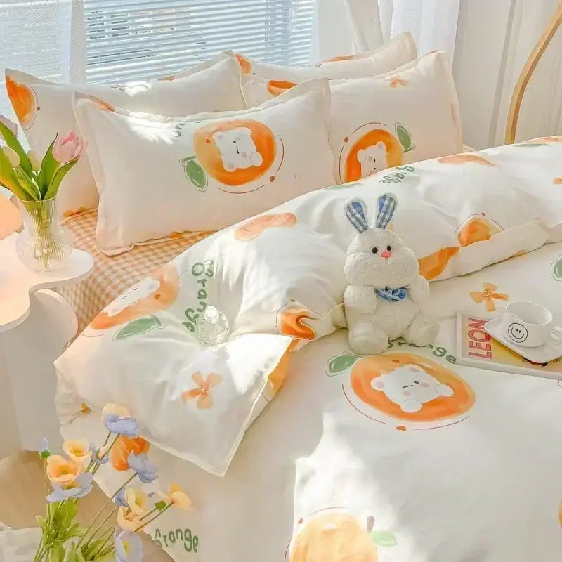 Bunny Flower Bedding Set