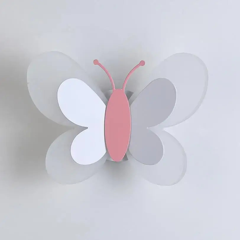 Pink Butterfly Wall Sconce