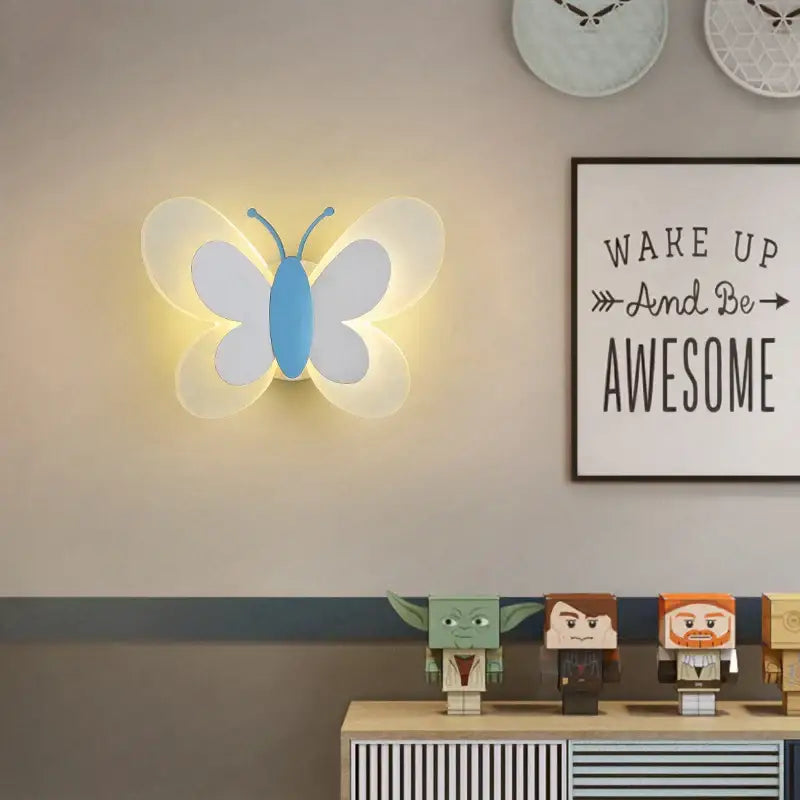 Pink Butterfly Wall Sconce