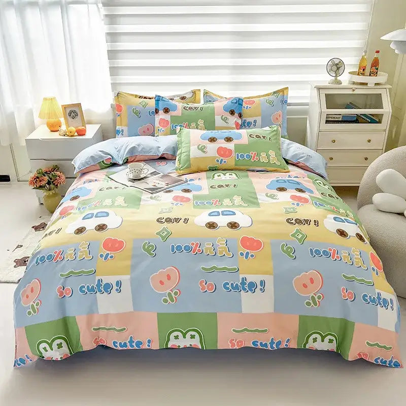 Cartoon Dog Duvet Set