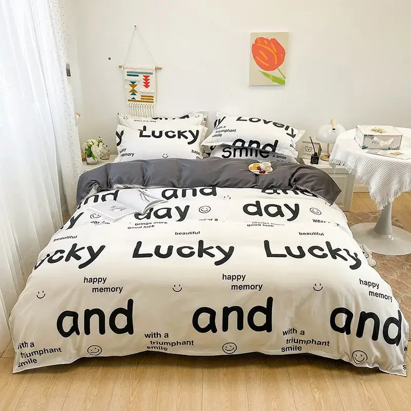 Cartoon Dog Duvet Set