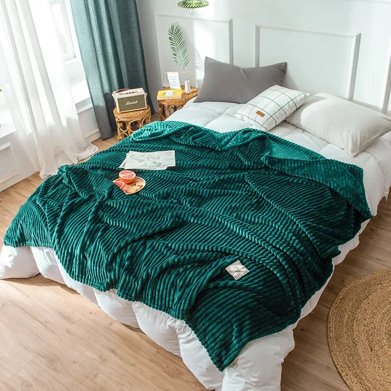 Corduroy Hug Blanket Throw