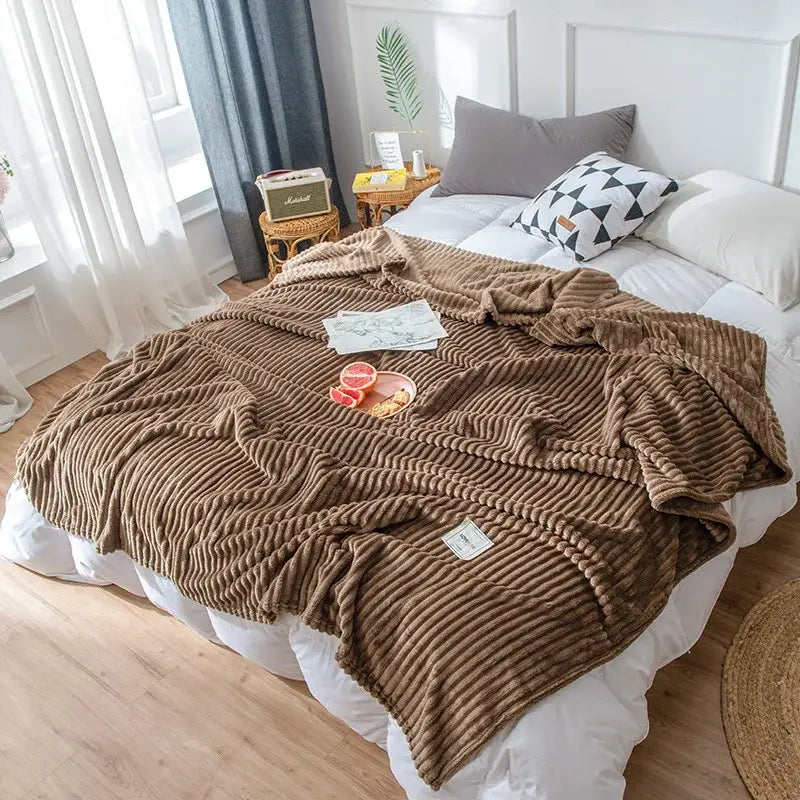 Corduroy Hug Blanket Throw