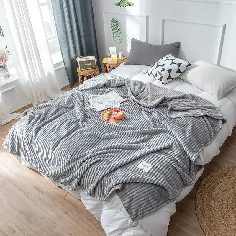 Corduroy Hug Blanket Throw